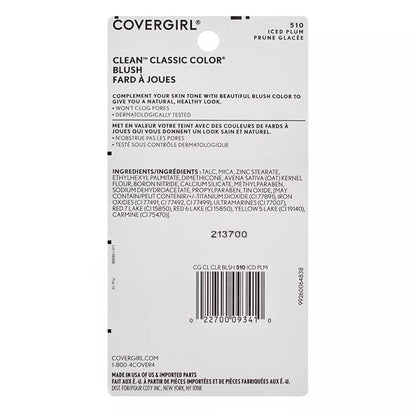 COVERGIRL Classic Powder Blush, Iced Plum, 0.3 Fl Oz, 2 Count