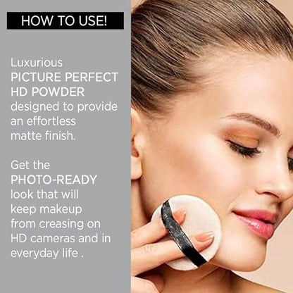 Picture Perfect Loose Setting Powder Makeup by Pure Cosmetics - Weightless Silica Face Makeup Powder - Anti-Aging Matte Face Powder for All Skin Types - Talc-Free, Paraben & Cruelty-Free, 4g/0.14oz