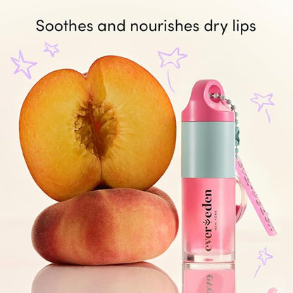 Evereden Kids Tinted Lip Gloss: Sakura - Non Toxic, Vegan Clean Makeup - Soothing & Hydrating Lip Gloss with Cherry, Peach, & Cranberry Oils