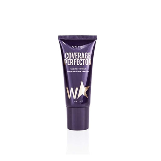 Westmore Beauty Face Coverage Perfector - Deep - 1 Fl Oz Foundation Makeup, Liquid Foundation, Full Coverage Foundation - The Best Foundation Full Coverage Makeup Lightweight Foundation