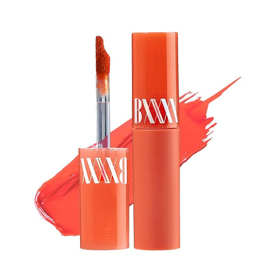 Long-lasting Lip Tint Lip Stain Lip Gloss - Hydrating, Calming, Nourishing and Vivid water tint 0.11 oz (5 colors) (Sunlet orange)
