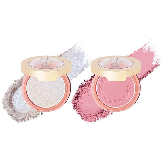 Oulac Light Blush For Cheeks Makeup for Natuural Radiant Look 14 One More Time F14 Blue Moon