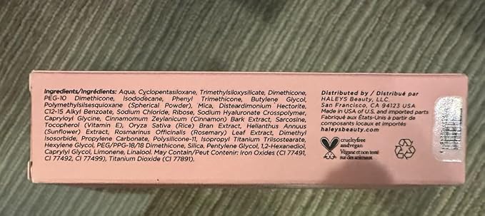 HALEYS Re-form Luminous Skin Foundation, VEGAN + CRUELTY-FREE, Blurs, Conceals, Blendable, Buildable Med-to-Full Coverage, Weightless, Oil-free, All-Day Wear, Hyaluronic Acid, All skin types (3.25)