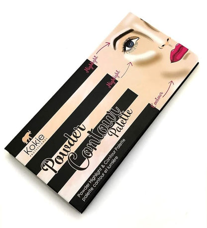 Kokie Cosmetics Powder Contour Kit, Universal, 0.96 Ounce