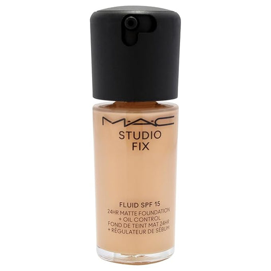 Studio Fix Fluid SPF 15 24Hr Matte Foundation Plus Oil Control - NC35 by MAC for Women - 1 oz Foundation