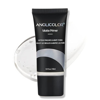 Matte Primer Face Foundation Primer Makeup Primer For All Skin Types,Long Lasting Hydrating Smoothing Isolated Moisturizing Oil Free Effect Make Up Base,Pore Minimizer (30ml) White