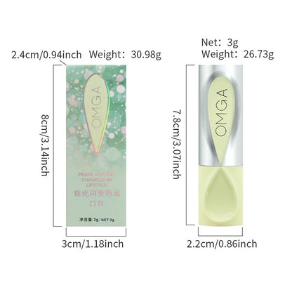 6 Colors 2 in 1 Gradient Lip Liner and Lipstick Lip Combo Set, Matte Red Green Blue Chameleon Lip Liner Creamy Lip Pencil Crayon, High Pigmented Long lasting Lipstick Makeup Gifts for Women