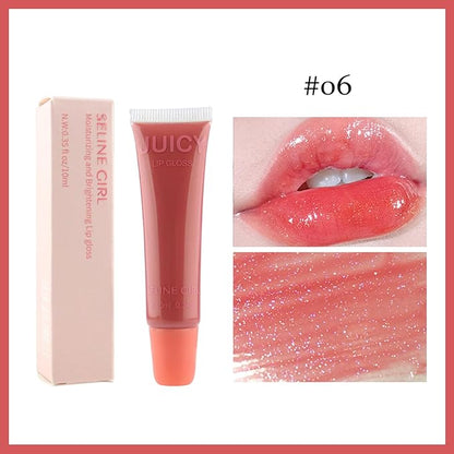 Juicy Lip Gloss, Lipgloss for Women and Girls, Lip Plumper, Lip Makeup Hydrating, Tinted Lip Balm, Colorful Lipgloss Moisturizing and Vibrant #jelly