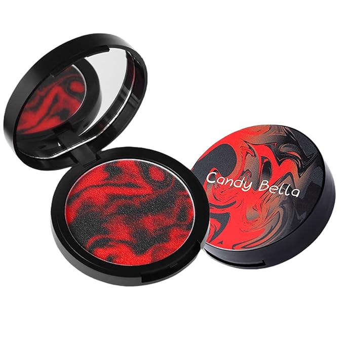 Oil Control Face Pressed Powder, Red Jelly Pressed Powder Powder-free Translucent Matte Powder, Waterproof Long Lasting Control Shine Minimizes Fine Lines And Pores Pressed Powder Makeup