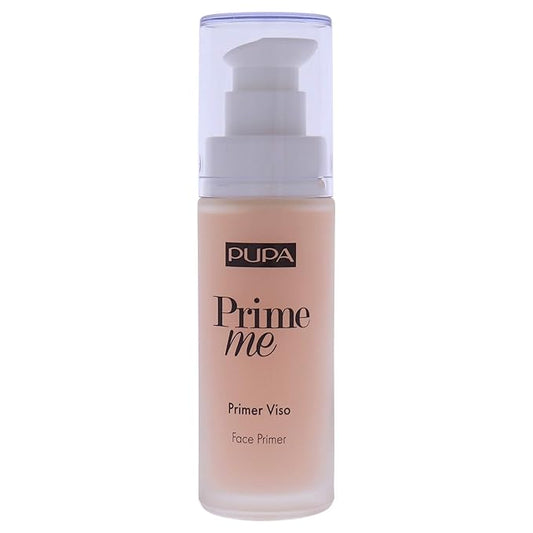 PUPA Milano Prime Me Perfecting Face Primer - Pre Make-Up Face Base - Visibly Minimises Expression Lines, Pores And Imperfections - Lightweight Texture - For All Skin Types - 001 Universal - 1.01 Oz