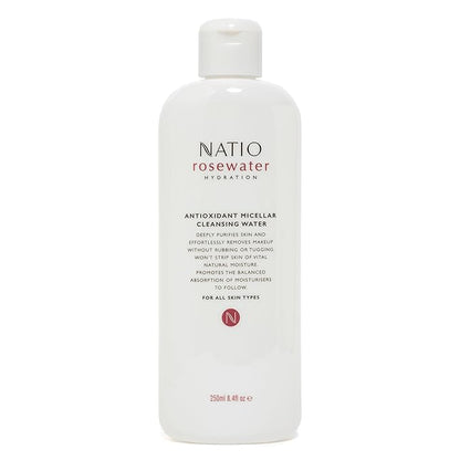 Australia Rosewater Hydration Antioxidant Micellar Cleansing Water, 8.4 oz - Makeup Remover Face Cleanser - Facial Cleanser for All Skin Types