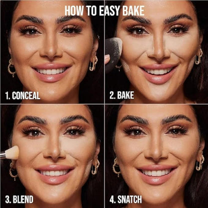 H.U.D.A BEAUTY Easy Bake Loose Baking & Setting Powder Cupcake (0.71 oz / 20 g) + Bonus Acne Patch (36 Pieces)