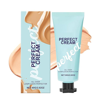 Long Lasting Concealer Covers blemishes,All-Over Complexion Perfector,Waterproof and Sweat Resistant Makeup Concealer,CC Creme All Over Complexion Perfector-80g/2.82 Oz(1pcs)