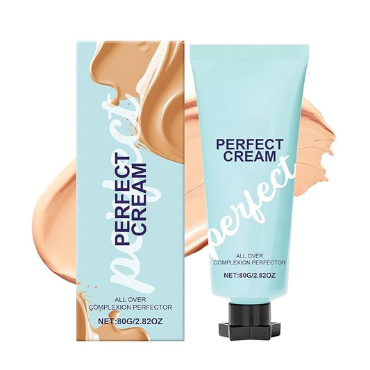Long Lasting Concealer Covers blemishes,All-Over Complexion Perfector,Waterproof and Sweat Resistant Makeup Concealer,CC Creme All Over Complexion Perfector-80g/2.82 Oz(1pcs)