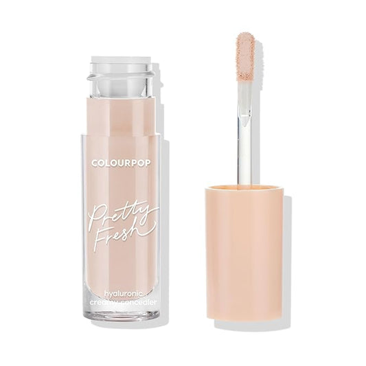 ColourPop Pretty Fresh Creamy Concealer - Full Coverage Concealer with a Natural Finish - Formulated with Hyaluronic Acid & Coconut Water for Instant Hydration - Fair 20N (0.3 oz)