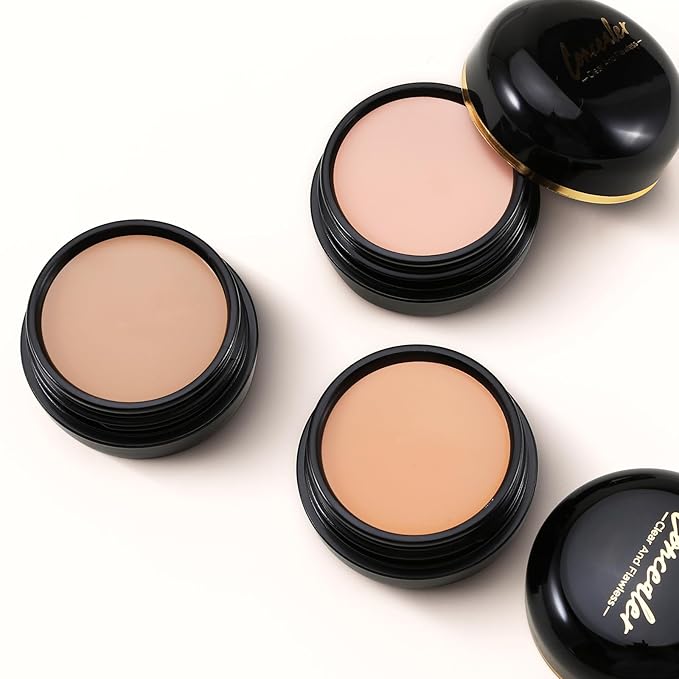 Boobeen Waterproof Full Coverage Foundation Makeup, Creamy Skin Foundation Concealer, Lightweight And Long-Lasting Buildable Coverage For Flawless Finish