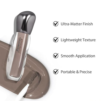 Liquid Bronzer Stick, Liquid Contour Stick for Sculpted Face Makeup, Cream Contour, Lightweight Blendable Matte Finish Makeup, Easy to Sculpt the Face, Non-greasy, Long Lasting 01#Natural Brown