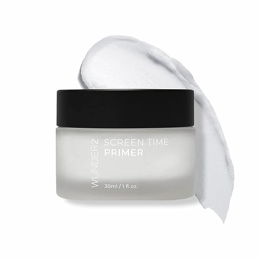 WUNDERBROW Screen Time Primer Makeup with Blue Light Protection,Vegan and Cruelty-Free