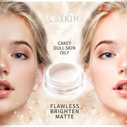 CATKIN Dreamworld Air Makeup Loose Powder Setting Finishing Powder Oil Control shimmer (C02)