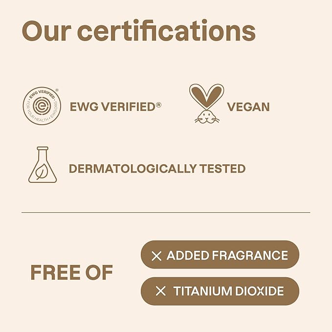 ATTITUDE Oceanly Light Coverage Foundation Stick, Titanium Dioxide-Free, EWG Verified, Plastic-Free, Vegan & Cruelty-free Makeup, Espresso, 0.42 Ounces