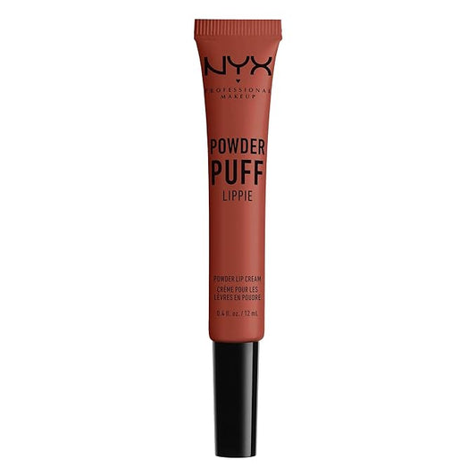 NYX PROFESSIONAL MAKEUP Powder Puff Lippie Lip Cream, Liquid Lipstick - Teacher's Pet (Orange Brown)