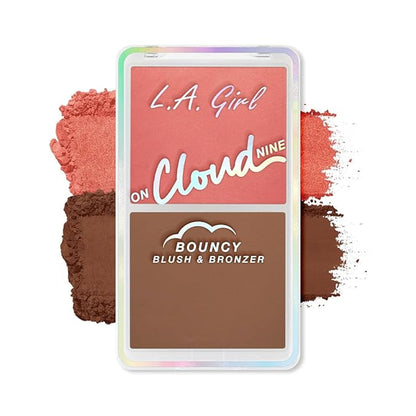 L.A. Girl On Cloud Nine Bouncy Blush Bronzer, Coral Bliss GBL499