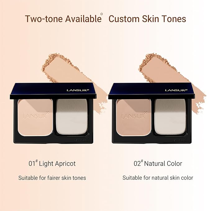 Face Powder-Matte Pressed Powder, Lightweight, Blurs Imperfections and Pores, Longwear Sets Makeup, Suitable for Use on The Go (01 LIGHT, 0.42oz)