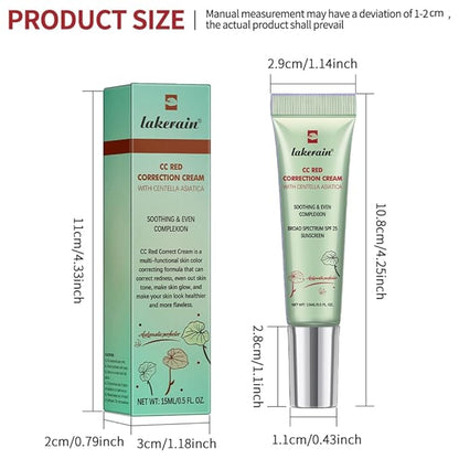 Color Correcting CC Cream with Centella Asiatica (Green, 01)