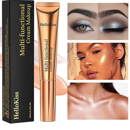Multi functional cosmetic pen Liquid highlight powder blusher cosmetic pen Face makeup (02#)