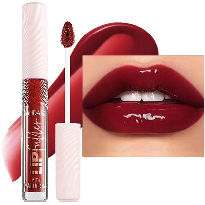 Lip GlossTinted Glitter Lipgloss Lip Oil Teens Moisturizing Lipstick Lip Balm High Shine And Vegan Plumping Lip Gloss For Women Girls Long-Lasting Dry Lip Care lip pumper gloss 08Jelly Red