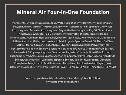 Mineral Air Four-in-One Foundation for Mineral Air Mist Device—Color, 28 ml, Standard Size - Medium Tan