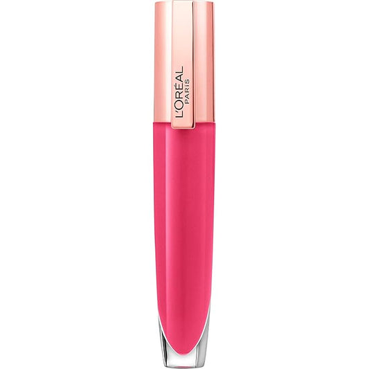 L'Oreal Paris Glow Paradise Hydrating Tinted Lip Balm-in-Gloss with Pomegranate Extract & Hyaluronic Acid, Ultra-Gentle, Non-Sticky Formula, Sublime Magenta, 0.23 fl oz