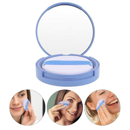 NOLITOY Matte Pressed Powder Compact for Makeup, Oil Control Face, Finish, Lightweight, Waterproof Setting Powder