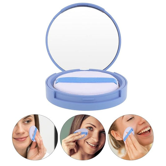 NOLITOY Matte Pressed Powder Compact for Makeup, Oil Control Face, Finish, Lightweight, Waterproof Setting Powder