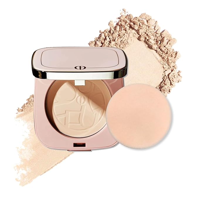 Face Compact Powder Makeup ，Pressed Powder Long Lasting Oil Control Waterproof Sweatproof Powder，Makeup for Flawless Finish All Day，Dating artifact（8030）