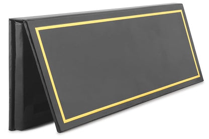 Empty Customizable Makeup Palette with Mirror and 10 Metal Stickers – Medium Size for Eyeshadows, Highlighters and Blushes