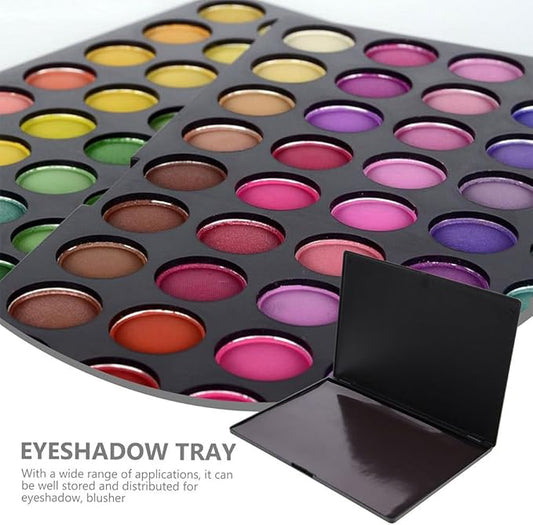 Hemoton DIY Eyeshadow Palette,Small Empty Magnetic Makeup Palette,Makeup DIY Pallet,Portable ABS Storage Case for Eyeshadow,Blush,Powder,and More