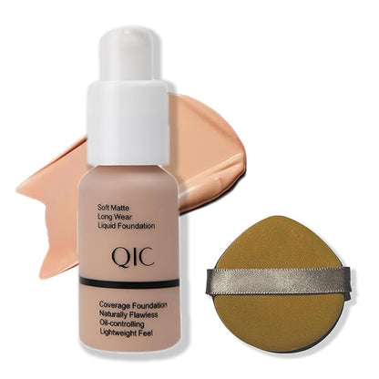 Foundation,Matte Foundation Concealer Full Coverage,Oil-Control &Waterproof Foundation Makeup For Women. (#103, 30ml)