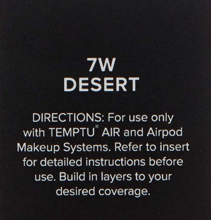 TEMPTU Perfect Canvas Airbrush Foundation Airpod: Anti-Aging Long-Wear Makeup, Buildable Coverage Semi-Matte, Natural Finish