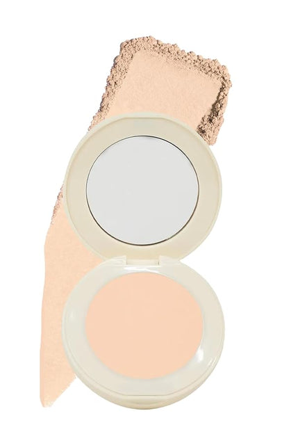 FARMASI Makeup BB All in One Powder, Lightweight, Long-Lasting Medium-Full Coverage with Flawless Finishing, will Look More Natural and Smooth Than Ever, 0.5 oz, Warm Light