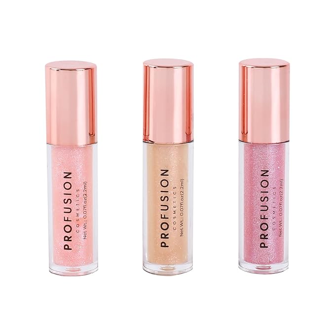 Profusion Cosmetics Written in the Stars Mini Lip Gloss Trio, Experience the Portable Brilliance and Dive Into Luxury With Premium Beauty Tool