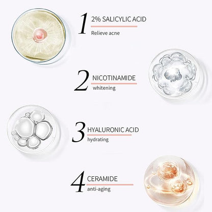 Full Coverage Foundation Cream, 6-in-1 Hydrating Makeup, Concealer, Primer, SPF 50+, Long-Lasting Wear (NEUTRAL BEIGE-For medium to deep skin tones, 1.2 fl.oz)