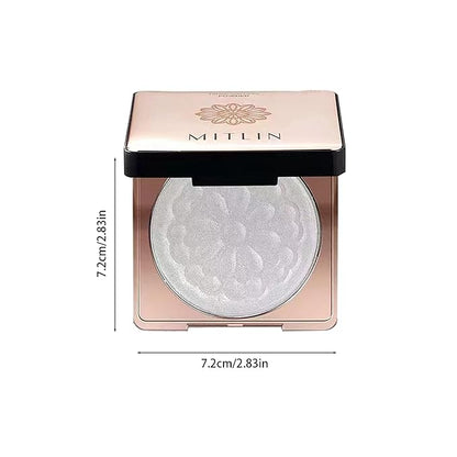 Face Highlighter Palette, High Glossy Face Illuminator Palette, Intensely Pigmented for a High Impact Dewy Finish, Pearl Shimmer Smooth Baked Powder, Lasting Sparkling Highlighter Makeup - PEARL