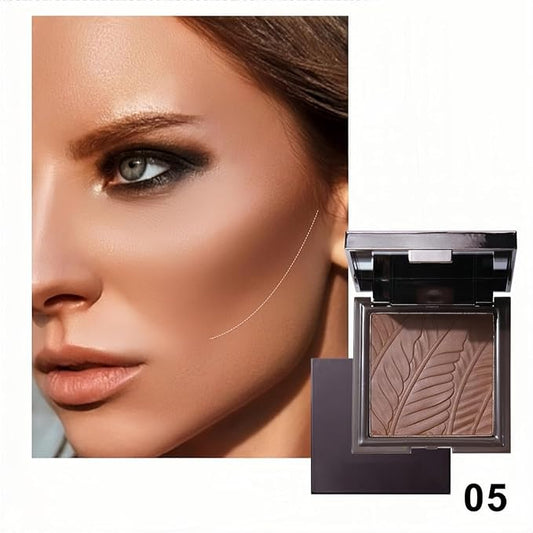 Face Sculpting Contour Palette 6 Colors Smooth Cream Matte Contour Pressed Powder Lightweight and Easy to Blend Contour Makeup (Color 05)