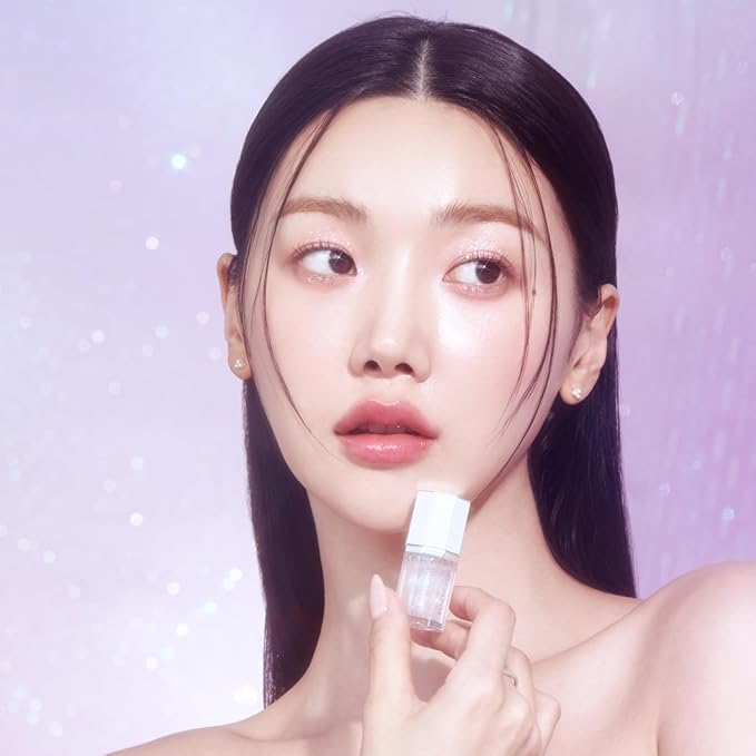 DEARDAHLIA Dear Dahlia Paradise Sparkle Lip Glaze – High-Shine Vegan Lip Gloss for Juicy, Glassy Lips with Glitter or Shimmer Finish, Lip Plumper, Cooling Plumping Formula, 0.19 fl oz - LOVE STONE