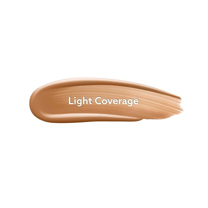 Undone Beauty Unfoundation Light Coverage Glow Tint Foundation with Coconut for Natural, Dewy Deep Neutral Glow - Enhances Face Shape, Cheeks, & Jawline - Toasted Almond Medium Dark