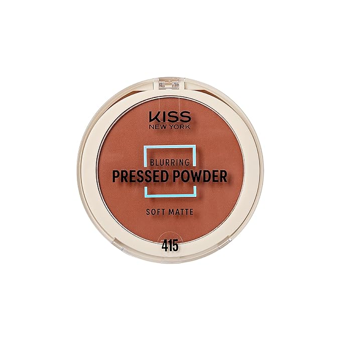 Soft Matte Pressed Powder, Blurring Poreless Face Powder Makeup, Medium Coverage Setting Powder Infused with Salicylic Acid & Niacinamide, Clean Beauty (Mocha, 0.28 Ounce)
