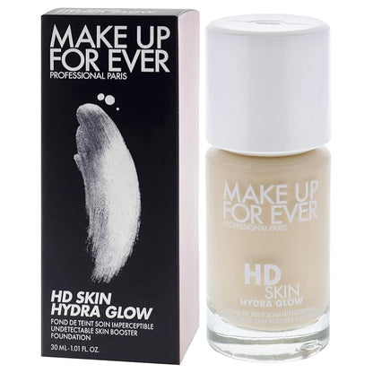 HD Skin Hydra Glow - 1Y00 Warm Shell by Make Up For Ever for Women - 1 oz Foundation