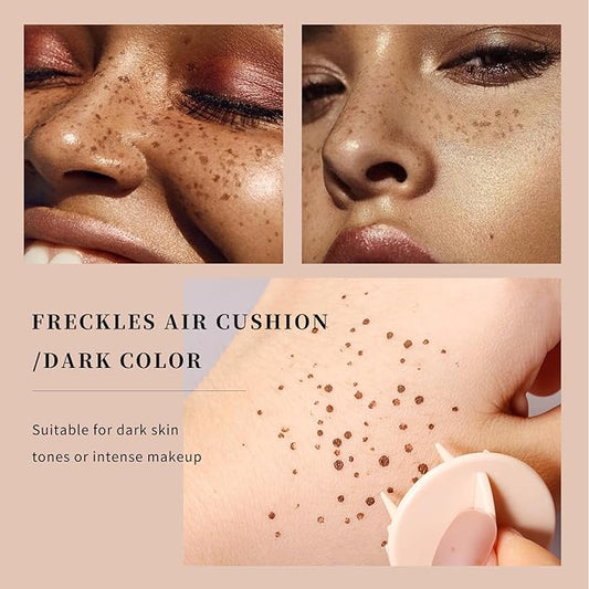 Rosarden Liquid Freckles Pen - Long Lasting, Quick Dry, Natural Lifelike Freckles (Dark Brown)