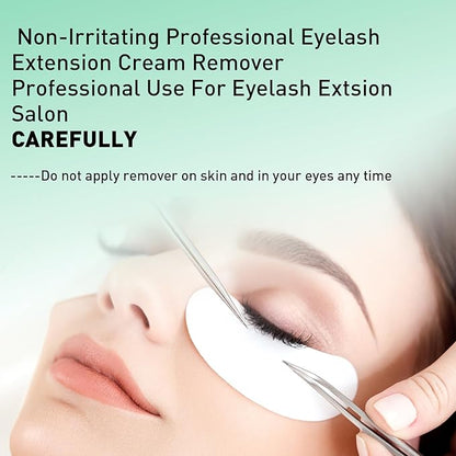 Aloe Scented Eyelash Extensions Remover Cream, Gentle Eyelash Extensions Adhesive Dissolver, Lash Remover for Eyelash Extensions Salon Use 5g